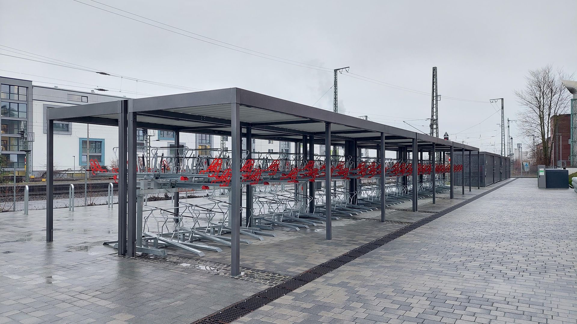 Neuer Fahrradparkplatz in Gießen Neuer Fahrradparkplatz in Gießen