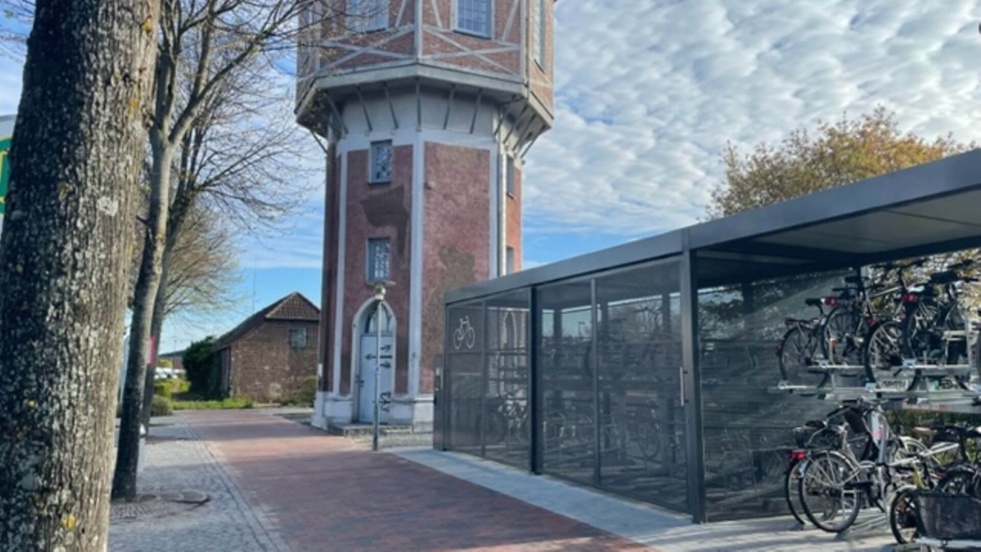 Neue Fahrradstellplätze in Niebüll Neue Fahrradstellplätze in Niebüll