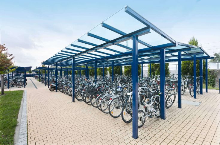 SEDURA XXL Fahrradüberdachung SEDURA XXL – Robuste Bauweise mit minimalem Wartungsaufwand für maximale Effizienz