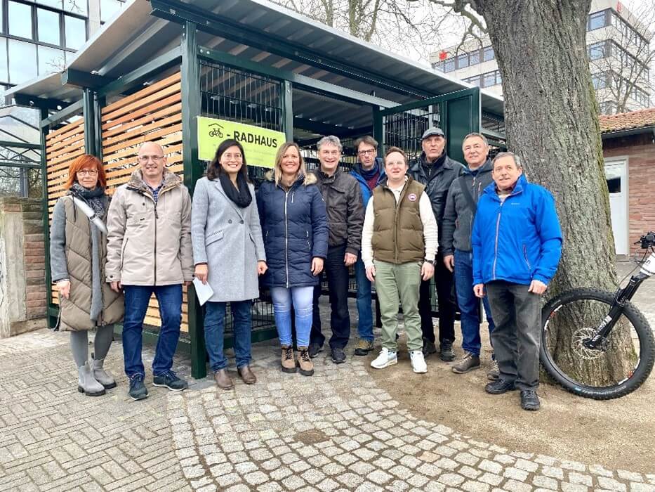 Neue Fahrradabstellanlage in Bad Dürkheim Neue Fahrradabstellanlage in Bad Dürkheim