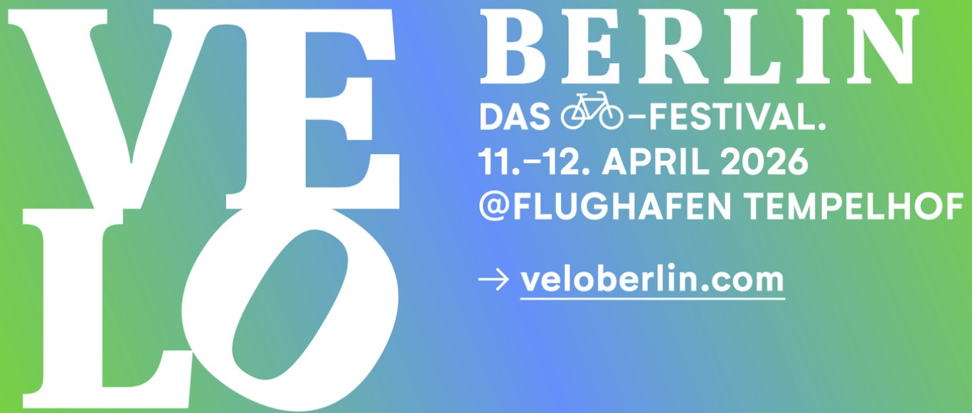 Wir sind dabei: VeloBerlin 2026 Wir sind dabei: VeloBerlin 2026