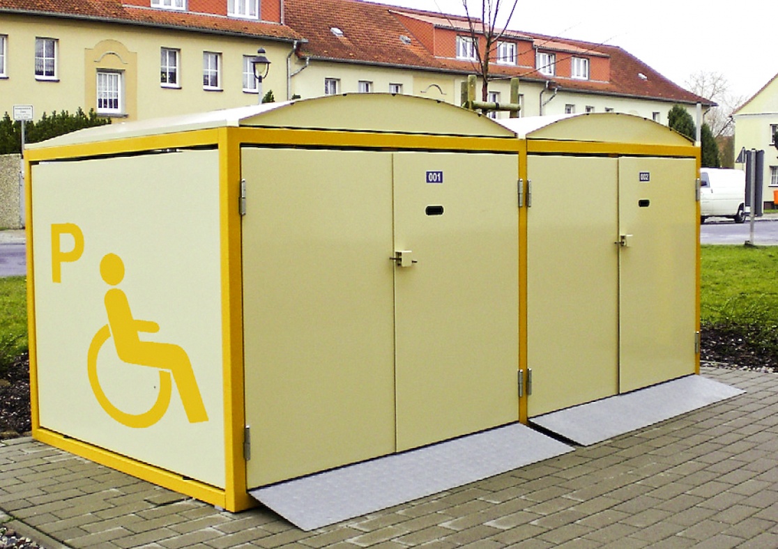 Systembox ROLLSTUHLBOX: Alle Boxen sind beliebig kombinierbar Boxensysteme - ROLLSTUHLBOX