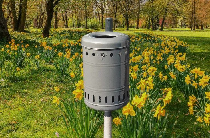 ENZO ENZO Abfallbehälter – Klassisches Design mit moderner Technik und hoher Widerstandsfähigkeit