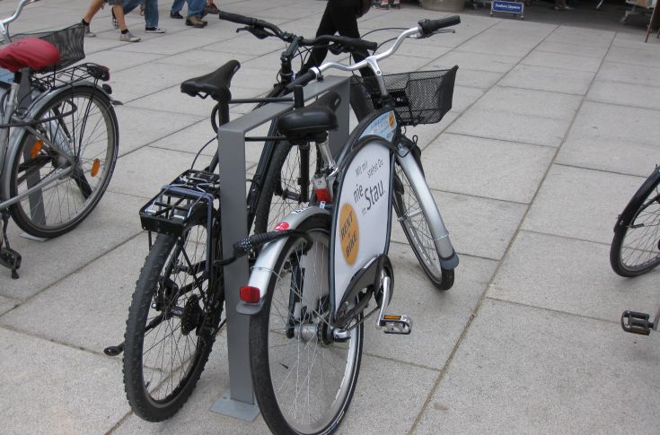 PARIS Fahrradanlehnbügel aus Flachstahl in verschiedenen Größen