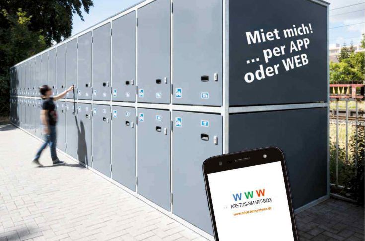 ARETUS-SMART-BOX Fahrradbox ARETUS-SMART-BOX