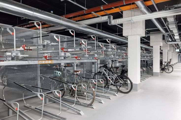 DOPPELSTOCKPARKER Fahrrad Doppelstockparker – Der platzsparende Fahrradständer