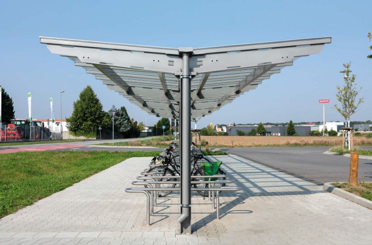 FAVORIA FAVORIA Fahrradüberdachung – Platzsparende Kragkonstruktion mit erweiterbarem System