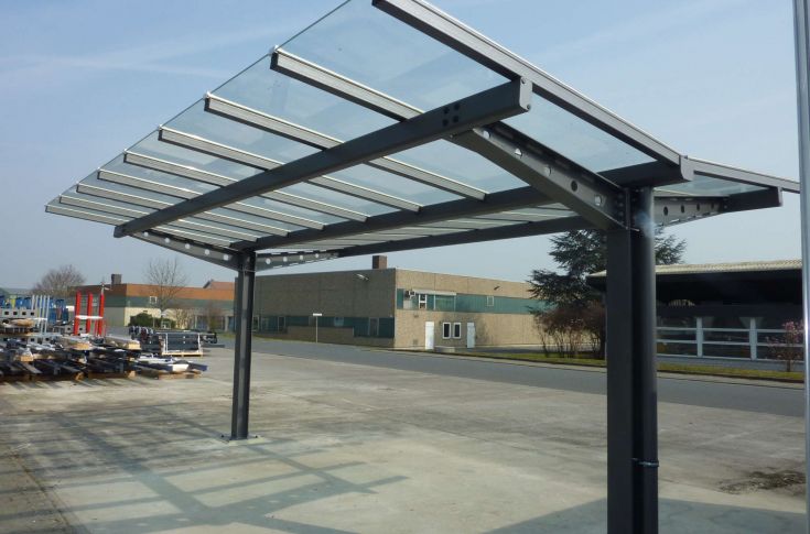 OPTURA OPTURA Freiflächenüberdachung – Stabile und anpassungsfähige Überdachung für vielseitige Einsatzbereiche